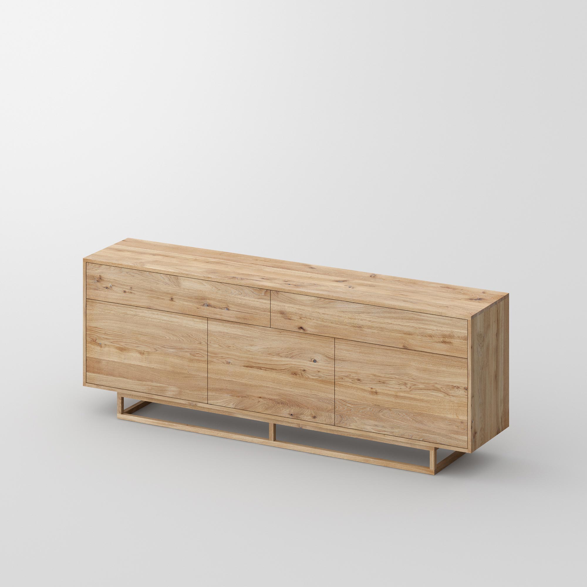Holz Designerkommode LINEA cam1 Maßgefertigt aus Massivholz von vitamin design