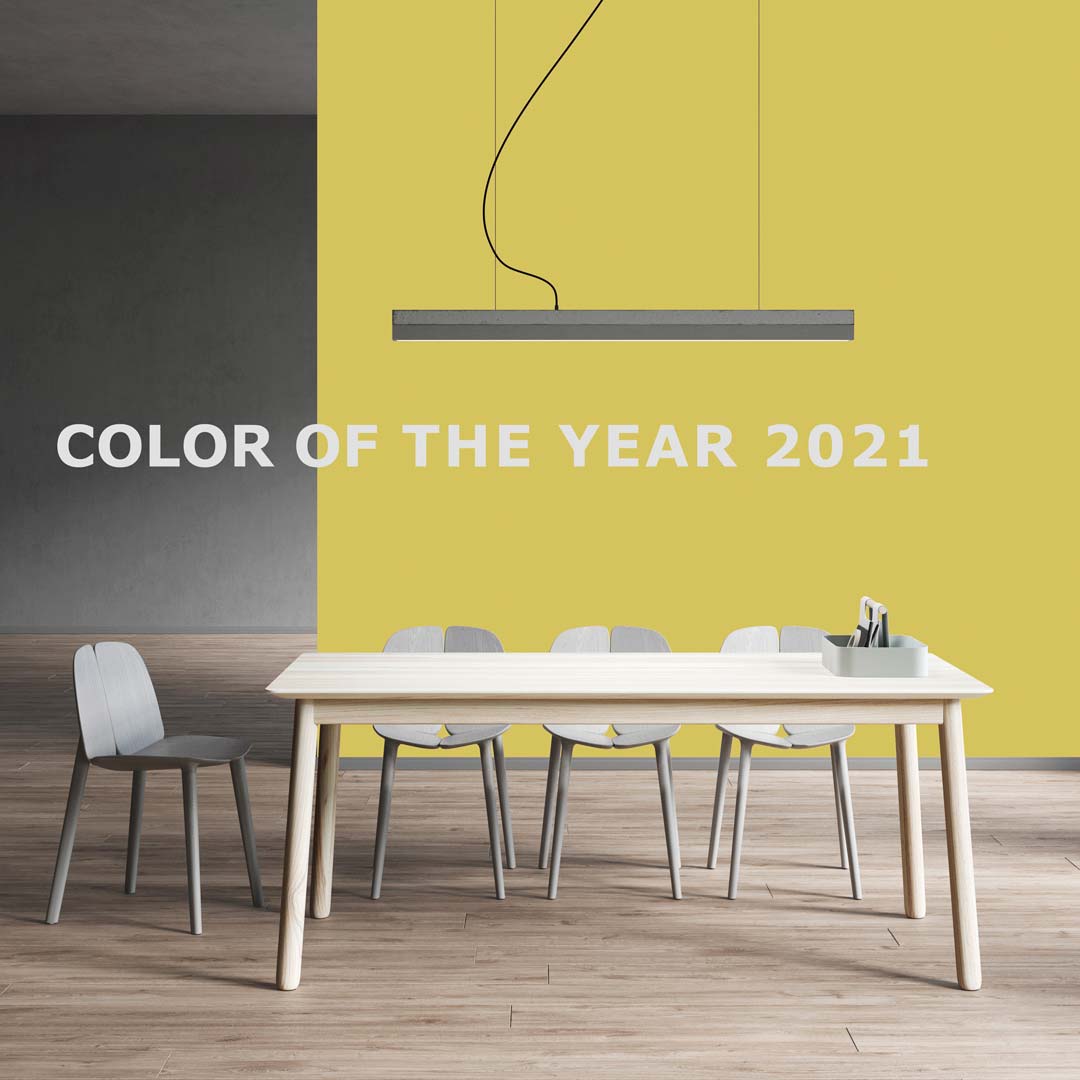 PANTONE Farbe des Jahres 2021 Leuchtendes Gelb und kraftvolles Grau die Trendfarben 2021